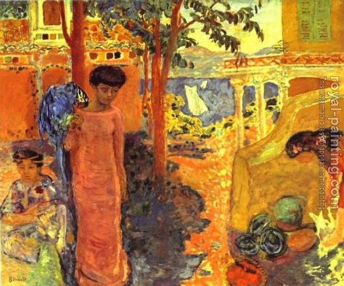 Pierre Bonnard : Woman with a Parrot